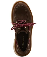 Madden Girl Caden Platform Lug-Sole Boat Shoes