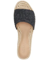 Lauren Ralph Women's Polly Espadrille Flat Sandals