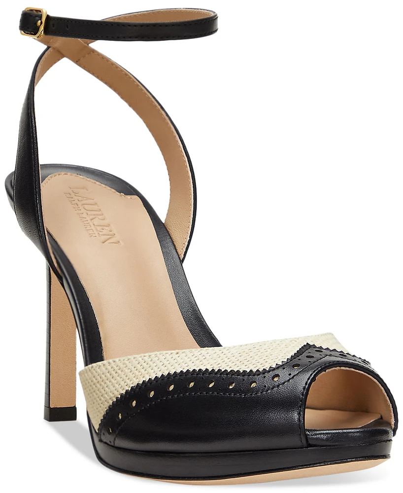 Lauren Ralph Lauren Women's Kyla Wingtip Dress Sandals
