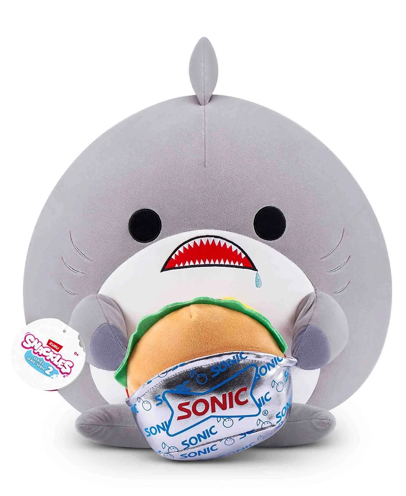 Snackles Series 2 16" Shark and Sonic Plush