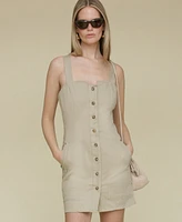 Avec Les Filles Women's Cotton Utility Dress