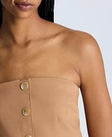 Kenneth Cole Women's Strapless Vest Bustier