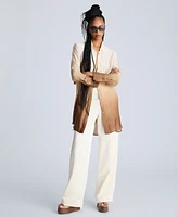 Kenneth Cole Women's Oversized Ombre Tunic Shirt