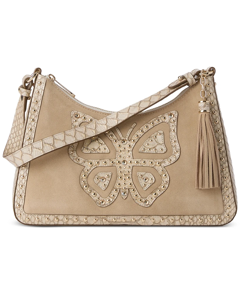 Brahmin Esme Wind Chime Sapelo Small Leather Shoulder Bag
