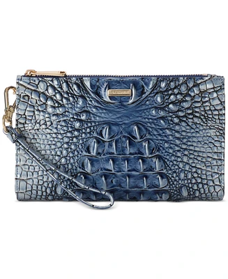 Brahmin Daisy Ombre Melbourne Embossed Leather Wristlet
