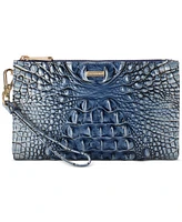 Brahmin Daisy Ombre Melbourne Embossed Leather Wristlet