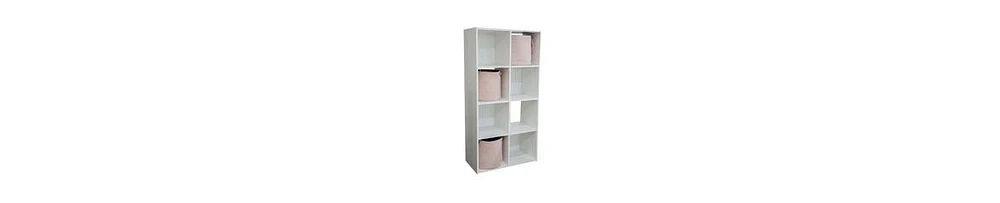 Cube Storage Bookcase – Tall 8-Compartment Organizer