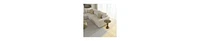 Round Top Drink Table – Elegant Side End Table with Fluted Base