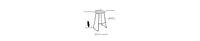 Handcrafted Backless Barstool – Washed Mango Wood Saddle Seat & Metal Base