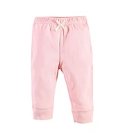 Touched by Nature Baby Girls Organic Cotton Pants 4pk, Butterflies