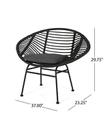 Modern Outdoor Basket Chair Set - Relax in Style