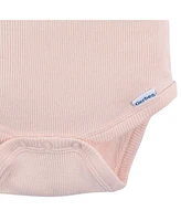 Gerber Baby Girls Crystal Pink Bodysuit and Shorts Set, 2-Pack
