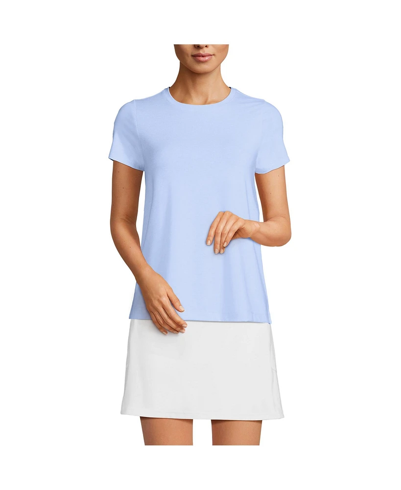 Lands' End Women's Power Performance Short Sleeve Crewneck Tee