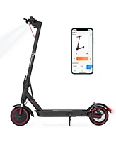 EV85F Electric Scooter, 350W Motor Electric Scooter Adults, 8.5" Tires, Up to 19 Miles Range, 19 Mph Lightweight E-Scooter with Dual Shock Absorption