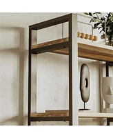 Bookshelf 5-Tier Ladder Shelf 110 lbs