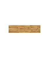 Modern Acacia Wood & Metal Outdoor Bench - 63 Inch