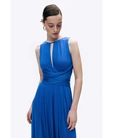Nocturne Women's Maxi Dress with Belt Detail