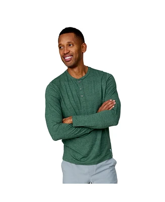 Free Country Men's Henley Long Sleeve Shirt