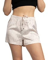 Tahari Women's 2-Pack Satin Drawstring Pajama Lounge Shorts