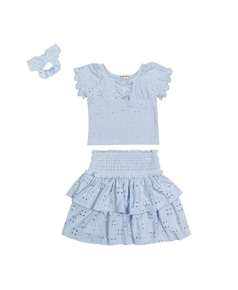 Derek Heart Big Girls Skort and Top Set