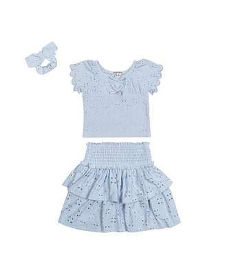 Derek Heart Big Girls Skort and Top Set