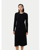 Gobi Cashmere Women's Textured Knit Cashmere Dress