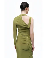 Nocturne Women's One Sleeve Maxi Dress