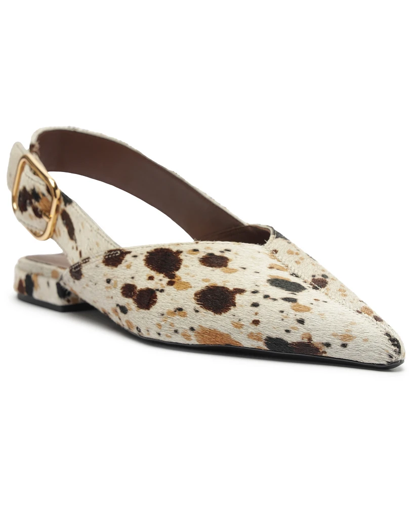 Arezzo Women's Fallon Pointed Toe Ballet Flats