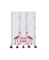 Yvonne Ellen Flamingo Cotton Apron and Kitchen Towel Set