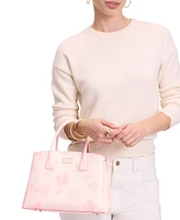 kate spade new york Serena Spring Pansies Leather Satchel