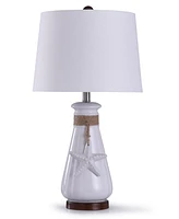 StyleCraft Home Collection 26" Serenity Seaside Ceramic Table Lamp