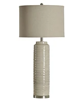 StyleCraft Home Collection 39" Anastasia Modern Ceramic Table Lamp