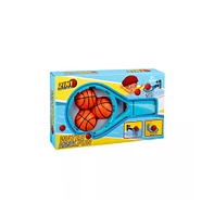 Sperric Toddler 2-in-1 Bathroom Basketball Hoop Playset with Suction Cups & Tying Straps – Mini for Bathtub Door, Interactive