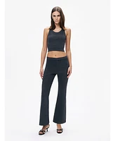 Nocturne Women's Ribbed Crop Top
