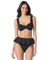 Vince Camuto Womens Underwire Bikini Top Skirted Bottoms