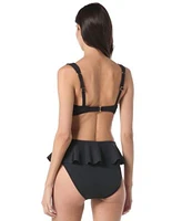 Vince Camuto Womens Underwire Bikini Top Skirted Bottoms