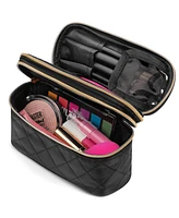 Ms. Jetsetter Travel Makeup Case (1 Piece) with Travel-Sized Brushes (4 Pieces) | Accessories