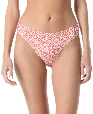 Vince Camuto Women's Leopard-Print High-Cut Bikini Bottoms