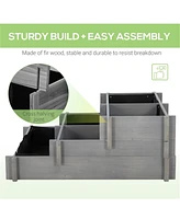 Wooden Garden Bed for Planting Durable, Elevated, and Perfect for Outdoor Gardens