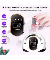 Nail Lamp 168W Lcd Display For Drying Nails