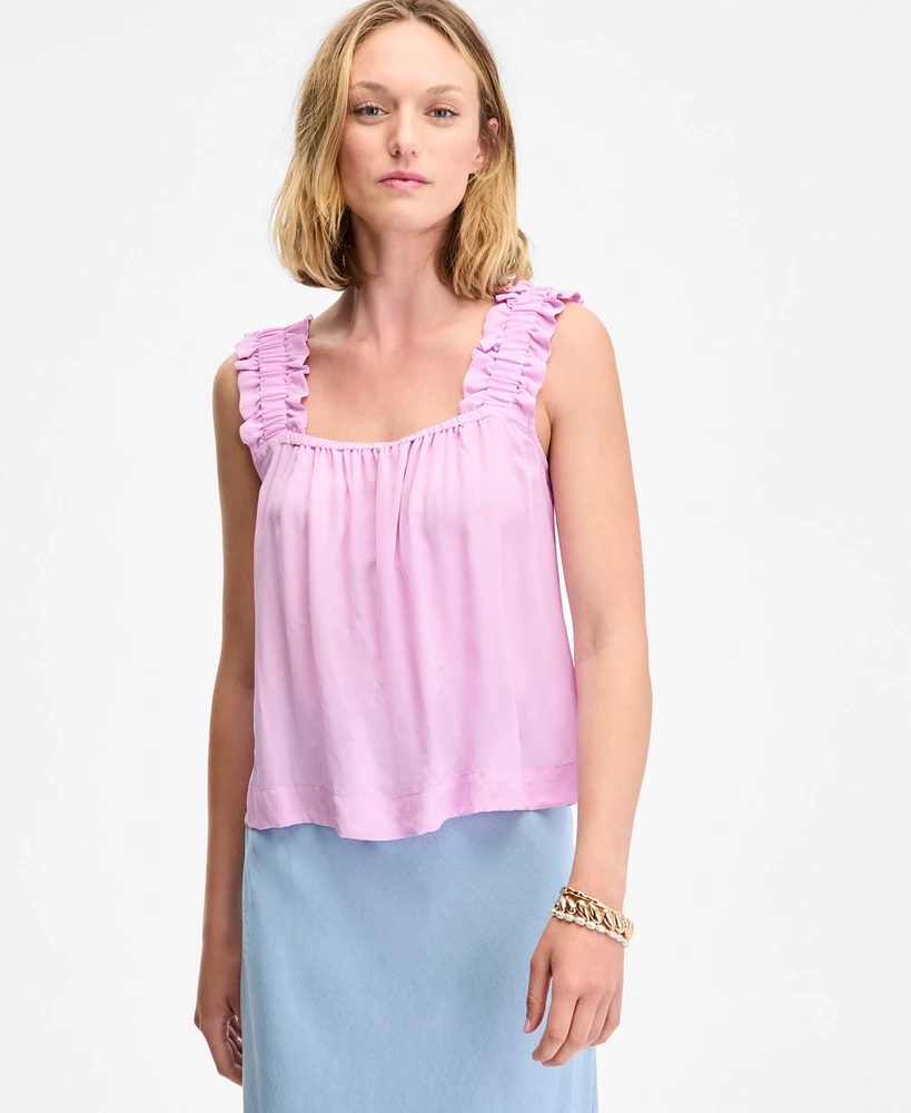 On 34th Women's Ruffle-Strap Tank, Exclusively at Macy's