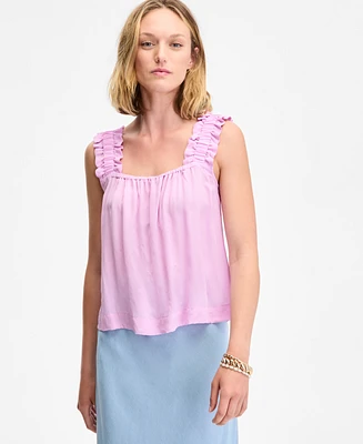 On 34th Women's Ruffle-Strap Tank, Exclusively at Macy's