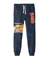 Naruto Boys Sasuke Vs. Oversized Graphic Youth Sweatshirt and Joggers 2-Piece Set
