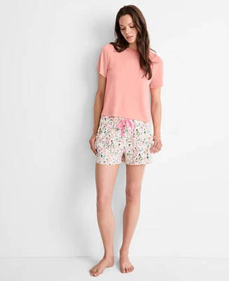 State of Day Women's Relaxed-Fit Short-Sleeve Tee, Exclusively at Macy's
