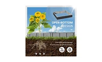 Wooden Garden Bed Perfect for Planting Vegetables, Herbs, and Flowers