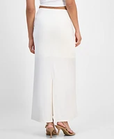 Bar Iii Women's Hardware Maxi Skirt, Exclusively at Macy's