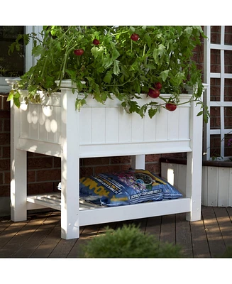Elevated Planter Raised Garden Bed for Easy Gardening and Outdoor Planting