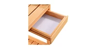 Outdoor Home Garden Wooden Potting Bench with Storage Drawer