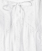 On 34th Women's Eyelet Scalloped-Trim Tank, Exclusively at Macy's