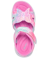 Skechers Toddler Girls Jumpsters Sandal - Butterfly Brights Light-Up Sandals from Finish Line